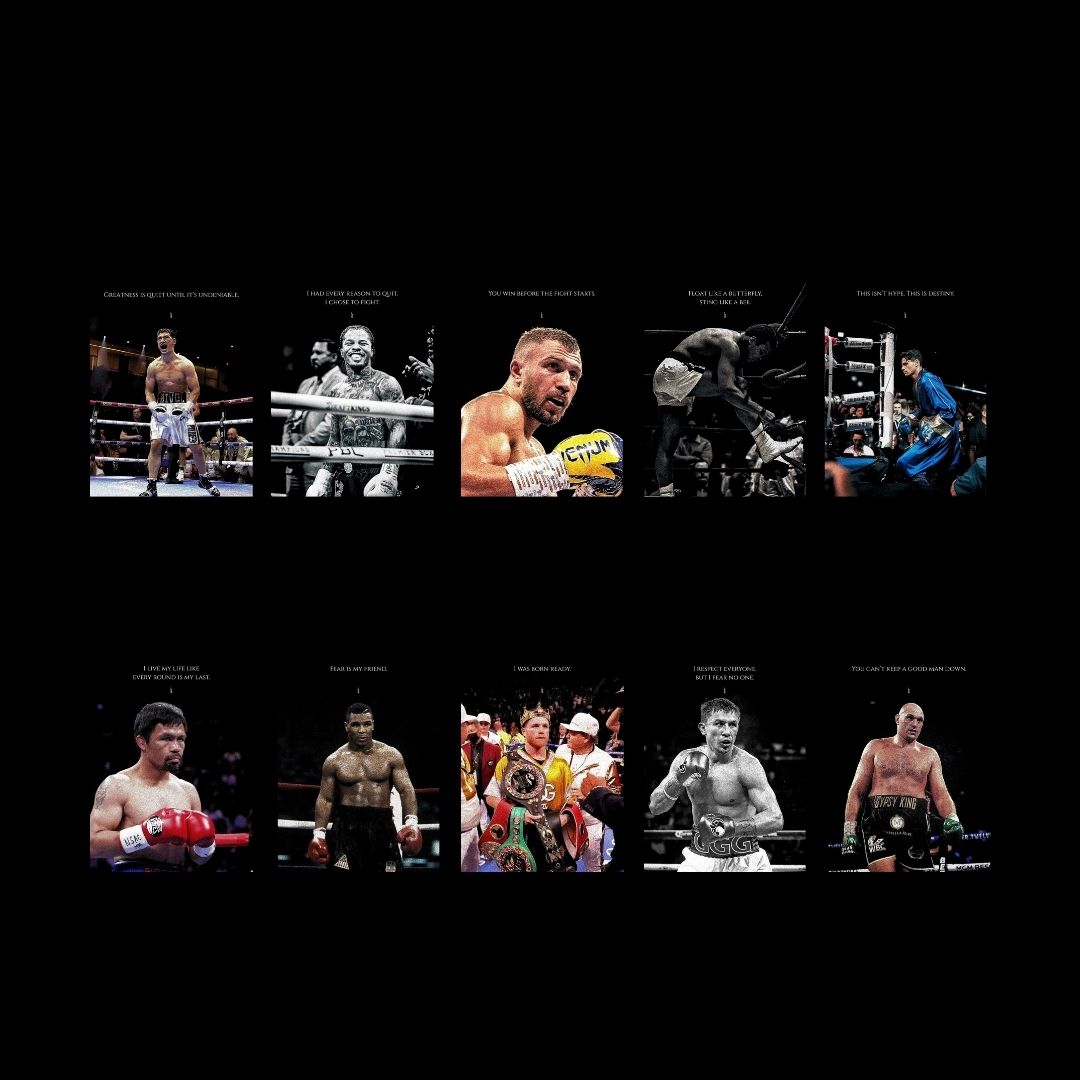Mixed Icons - Boxing & UFC Aesthetic Wallpaper Pack