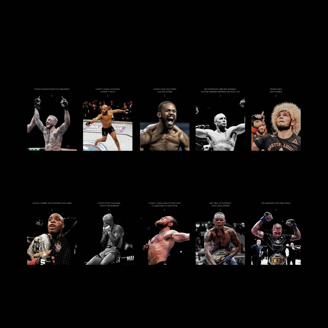 Mixed Icons - Boxing & UFC Aesthetic Wallpaper Pack