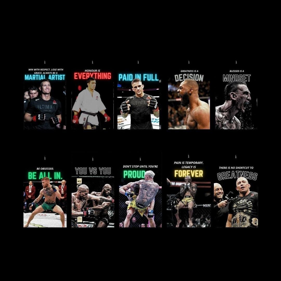 UFC Legends Only - Aesthetic Wallpaper Pack
