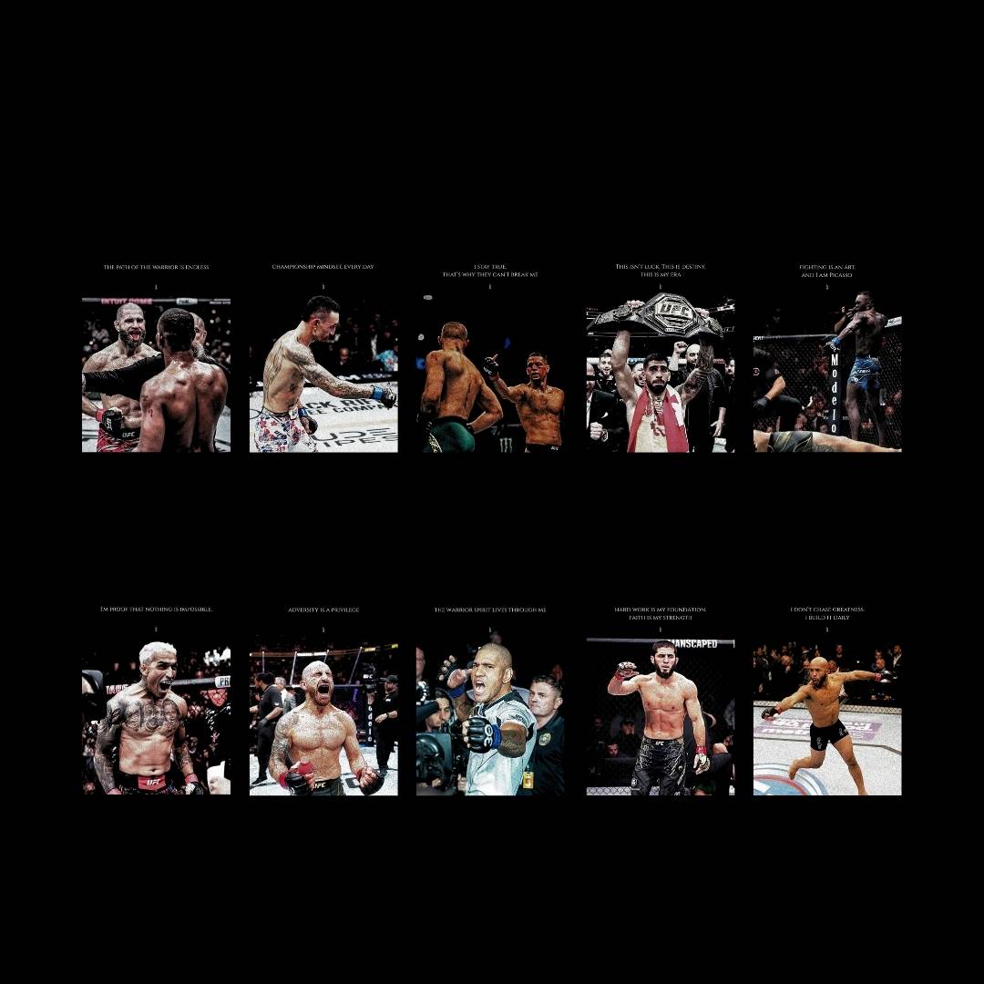 Mixed Icons - Boxing & UFC Aesthetic Wallpaper Pack
