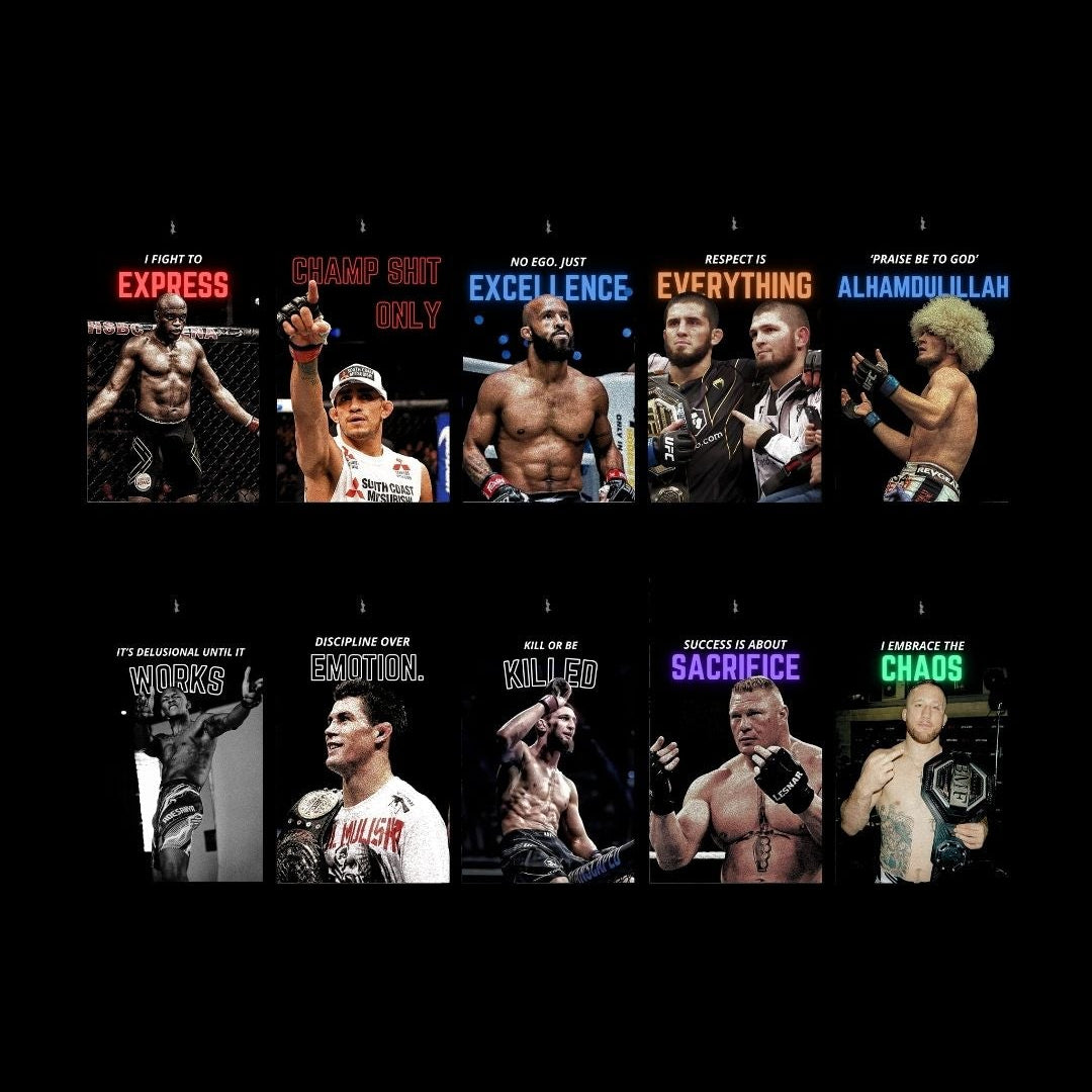 UFC Legends Only - Aesthetic Wallpaper Pack