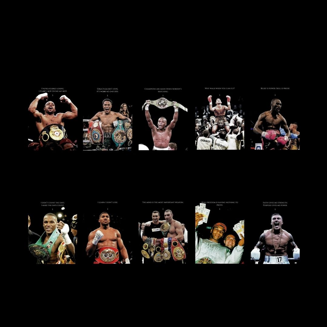 Mixed Icons - Boxing & UFC Aesthetic Wallpaper Pack